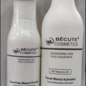 Becute skin polish set - Becute Bleach Powder &  Facial Blonde Activator