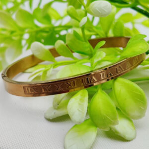 Adjustable Roman Numeral Bracelet - Adjustable and Imported Cartier Gold Bracelets | Best Quality Artificial Bracelet For Girls & Women | Bracelet For Every Occasion | Elegant Design