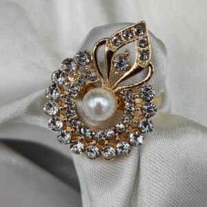 1 Piece Imported Radiant Crystal Blossom Ring – Unmatched Elegance in Every Detail 🌟 | Luxurious Design Ring | Adjustable Ring | Ring For Girls & Women