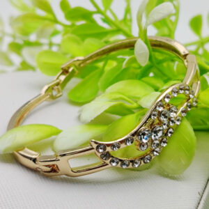 Exquisite Imported Adjustable Crystal Leaf Bracelet | Best Quality Artificial Bracelet For Girls & Women | Bracelet For Every Occasion | Elegant Design