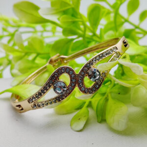 Imported Adjustable Infinity Charm Bracelet with Crystal Accents | Best Quality Artificial Bracelet For Girls & Women | Imported Glamour for Every Occasion