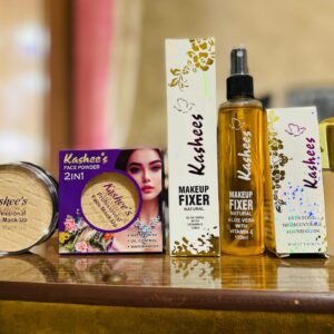3 in 1 Kashee's Deal, Foundation, Compact Powder, & Fixer (random shades)