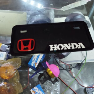1 Piece Honda blank fancy Back number plate | Blank Number Plate for All CD 70 bikes