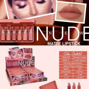 Nude Shade Velvet Matte Lipstick [Pack Of 6] | Matte Lispsticks Pack