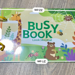 Montessori Baby Busy book My First Quiet Book Paste Early Learning Education Toy Children Toy Matching Game for Babies 2 , 3 Years (random book)