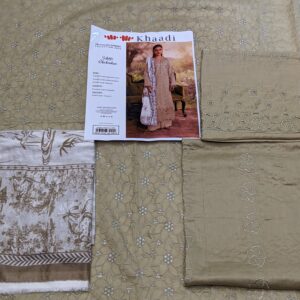 ✨ KHAADI ✨ 3 Piece Khaadi chicken Kari Unstitched Suit new Collection for womens