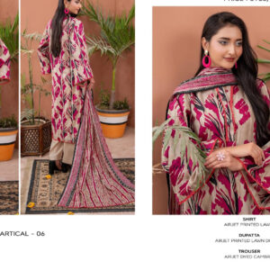 ✨ ZESH   ✨ 3 PieceUnstitched Suit ZESH SUMMAER LAWN COLLECTION 2025