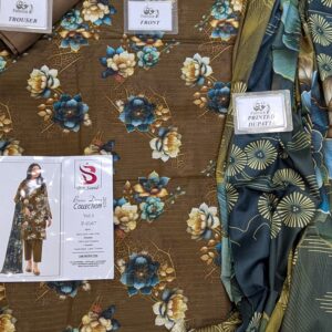 ✨ BINSAEED❤️  Bana Dora 3piece Unstitched Suit SUMMAER LAWN COLLECTION