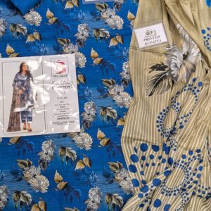 ✨ BINSAEED❤️  Bana Dora 3piece Unstitched Suit SUMMAER LAWN COLLECTION