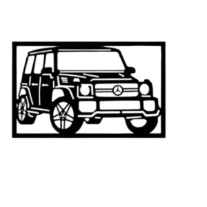 Mercedes-Benz G-Class G Wagon Car Wall decoration Wall Hanging  Black color