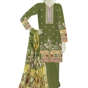 Nishat Dhanak  3 Piece 2024  Woman Unstitched Suit