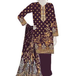 Nishat Dhanak  3 Piece 2024  Woman Unstitched Suit