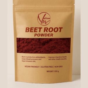 Natural Beetroot Powder 100g | For Glowing Skin, Pink Lips, Healthy Hair & Daily Nutrition | Pure And Organic Drink Mix Superfood