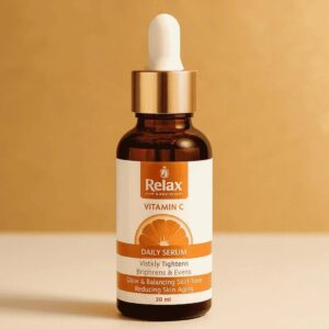 Relax Vitamin C Daily Face Serum – Brightening, Anti-Aging & Hydrating Formula For Healthy Radiant Skin (30ml)