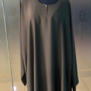 Plain Nida Fabric Abaya Maxi & Front Open