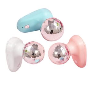 Pack Of 01 - Mini Massager – USB Rechargeable Handheld Device with 6 Vibration Levels for Muscle Relief & Relaxation Random Colors