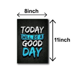 Set Of 6 Motivational Wooden Canvas Frames For Wall Decore 8x11 inches size / Sticky Phototiles Frames