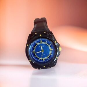 Yhely Rubber Strap Gents Watch With Normal Box (random color)