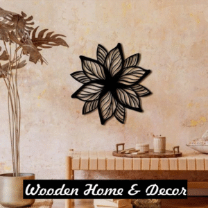 Wooden flower  | Wall hanging decorations